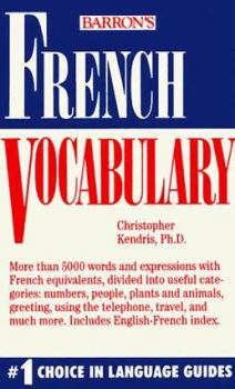 Paperback French Vocabulary Book