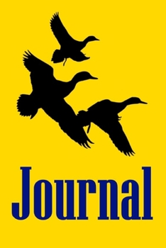 Paperback Journal: Waterfowl Hunting Blank Lined Journal Book