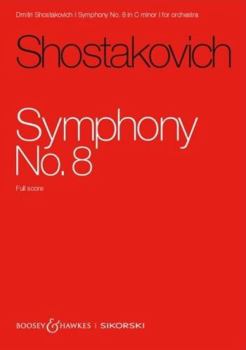 Shostakovich: Symphony No. 8 Op. 65 for Orchestra Study Score