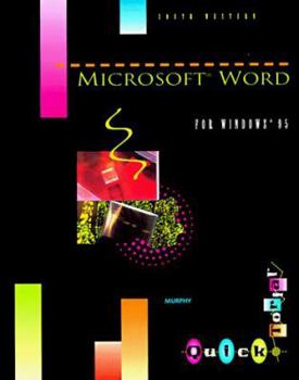 Paperback Microsoft Word for Windows 95 (Quicktorial Series) Book