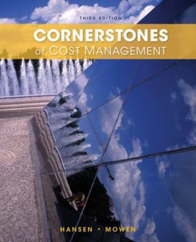 Hardcover Cornerstones of Cost Management Book