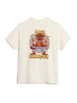 Misc. Page Wrangler Unisex T-Shirt Medium Book