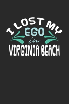 Paperback I lost my ego in Virginia Beach: 6x9 - notebook - dot grid - city of birth Book