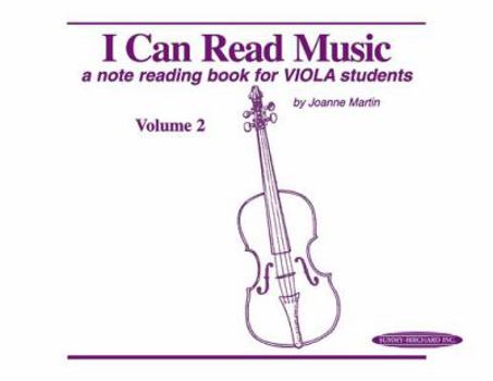Paperback I Can Read Music, Volume 2: A Note Reading Book for Viola Students Book