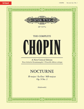 Paperback Nocturne in E Flat Major, Op. 9 No. 2 (Comparative Edition): The Complete Chopin, Sheet Book