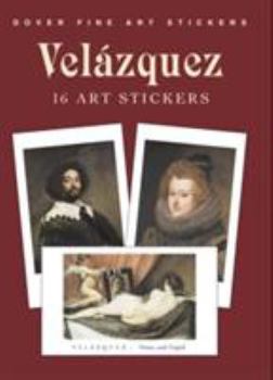 Paperback Velazquez: 16 Art Stickers Book