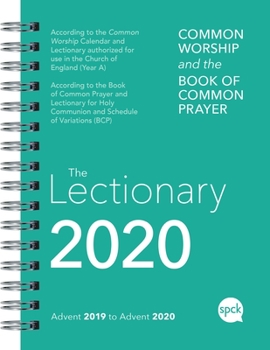 Spiral-bound Common Worship Lectionary 2020 Book