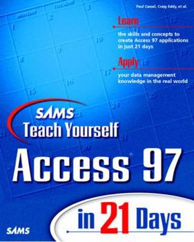 Paperback Teach Yourself Access 97 in 21 Days [With Includes Code & Samples Used from the Book] Book
