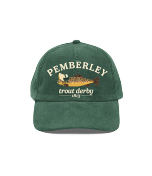 Misc. Jane Austen's Pride and Prejudice - Pemberley Trout Derby Hat Book