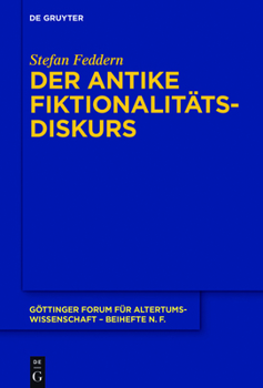 Hardcover Der antike Fiktionalitätsdiskurs [German] Book
