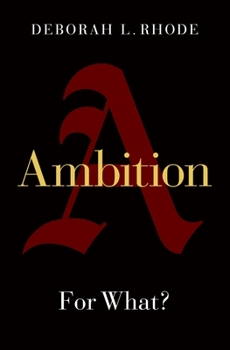 Hardcover Ambition: For What? Book