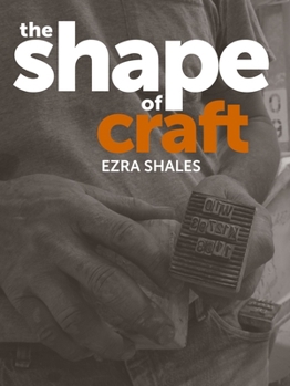 Hardcover The Shape of Craft Book