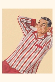 Paperback Vintage Journal Sleeping Man in Pajamas Book