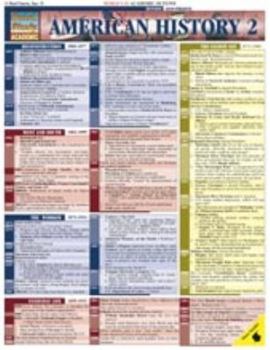 Wall Chart American History 2 Laminate Reference Chart: 1859-Present Book