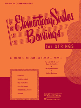 Paperback Elementary Scales and Bowings - Piano Accompaniment Book