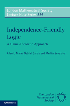 Paperback Independence-Friendly Logic Book