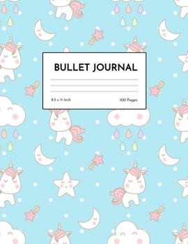 Bullet Journal: Cute Unicorn Dot Grid Notebook - Dotted Note Pad for Kids, Girls, Teens, Tweens, Women - Gifts for Birthday and Christmas | Creative Art 00540