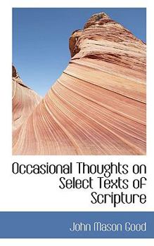 Hardcover Occasional Thoughts on Select Texts of Scripture Book