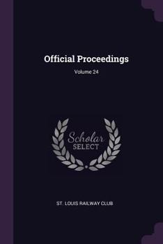 Paperback Official Proceedings; Volume 24 Book