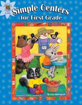 Paperback Simple Centers for First Grade Book