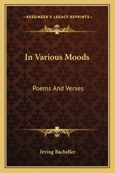 Paperback In Various Moods: Poems And Verses Book