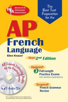 Paperback AP French Language Exam [With 3 CDs] Book