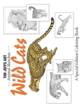 Paperback Wild Cats: A Special Edition Coloring Book