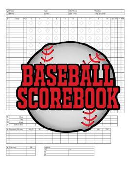 Paperback Baseball Scorebook: 100 Scoring Sheets For Baseball and Softball Games, Glover's Scorebooks, Large (8.5X 11) Book