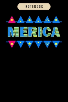 Notebook: America slogan 4th july independence day 4th pride Notebook|6x9(100 pages)Blank Lined Paperback Journal For Student, kids, women, girls, boys, men, birthday gifts|Veterans day gifts notebook