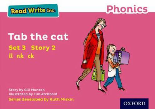 Paperback Read Write Inc. Phonics: Tab the Cat (Pink Set 3 Storybook 2) Book