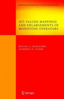 Paperback Set-Valued Mappings and Enlargements of Monotone Operators Book