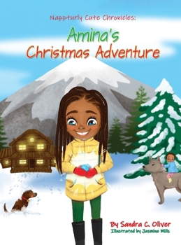 Hardcover Amina's Christmas Adventure [Large Print] Book