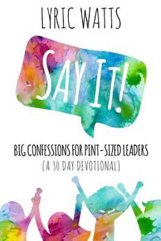 Paperback Say It! Book