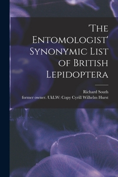 Paperback 'The Entomologist' Synonymic List of British Lepidoptera Book