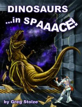 Paperback Dinosaurs in Space Book