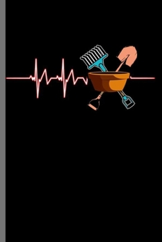 Gardener Heartbeat: Gardener Heartbeat Garden Plants Planting Gardening Gift (6"x9") Lined notebook Journal to write in