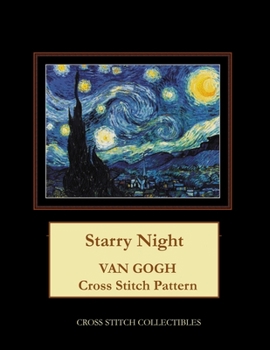 Paperback Starry Night: Van Gogh cross stitch pattern Book