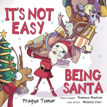 Paperback It's not easy being Santa!: A Christmas tale! Book