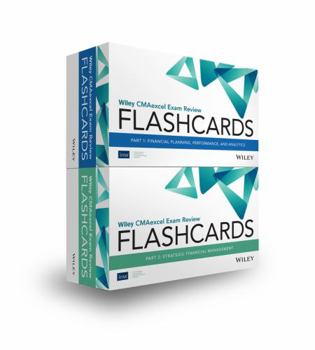 Paperback Wiley Cmaexcel Exam Review 2020 Flashcards: Complete Set Book