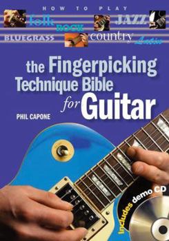 Spiral-bound The Fingerpicking Technique Bible for Guitar [With CD (Audio)] Book