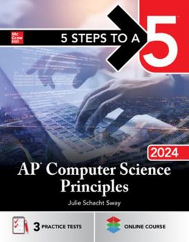 Paperback 5 Steps to a 5: AP Computer Science Principles 2024 Book