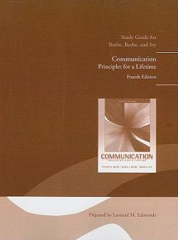 Paperback Study Guide for Communication: Principles for a Lifetime Book