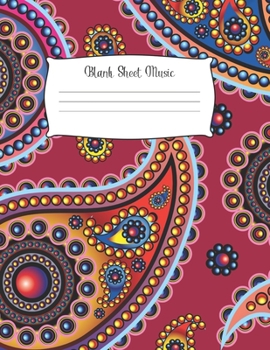 Blank Sheet Music Notebook Kids: Music Manuscript Paper / White Marble Blank Sheet Music / Notebook for Musicians  / Composition Books Gifts 100 Pages (8.5x11), perfect for learning