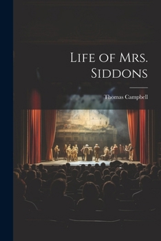 Paperback Life of Mrs. Siddons Book