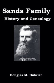 Paperback Sands Family History and Genealogy Book
