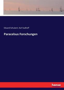 Paperback Paracelsus Forschungen [German] Book