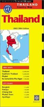 Map Thailand Travel Map 2004-2005 (Periplus Travel Maps) Book