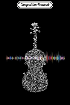 Composition Notebook: Violin Viola Cello Bass Artistic Music Sound Wave  Journal/Notebook Blank Lined Ruled 6x9 100 Pages