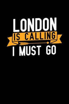 London is calling I Must go: Graph Paper Vacation Notebook with 120 pages 6x9 perfect as math book, sketchbook, workbook and diary