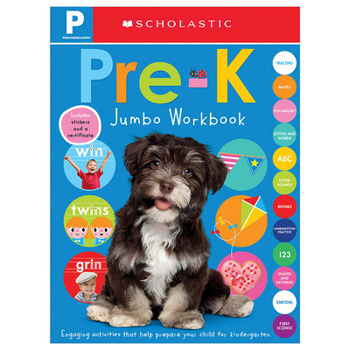 Paperback Pre-K Jumbo Workbook: Scholastic Early Learners (Jumbo Workbook) Book